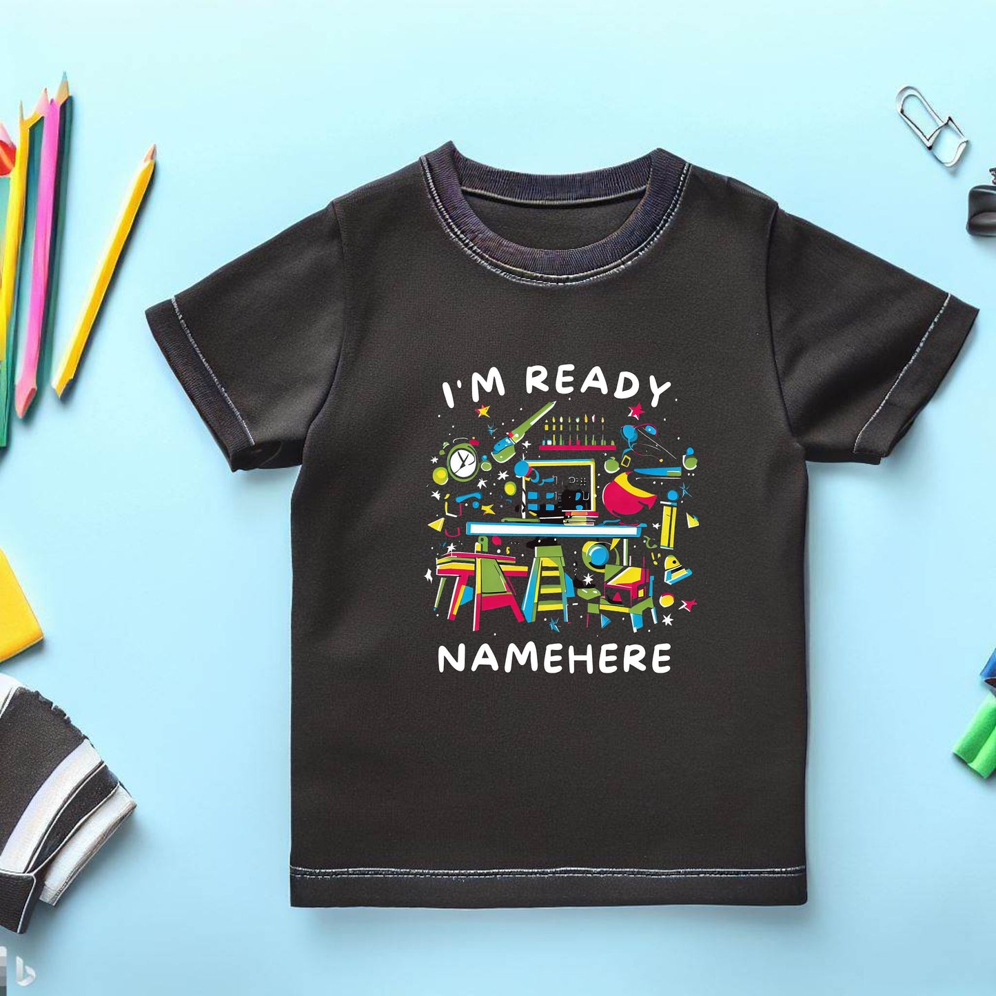 Custom Back to School Shirt, Personalized Tshirt for Kids, Gift for First Day of School, T-shirt for Child, Cute Customized Kids Shirt Gift