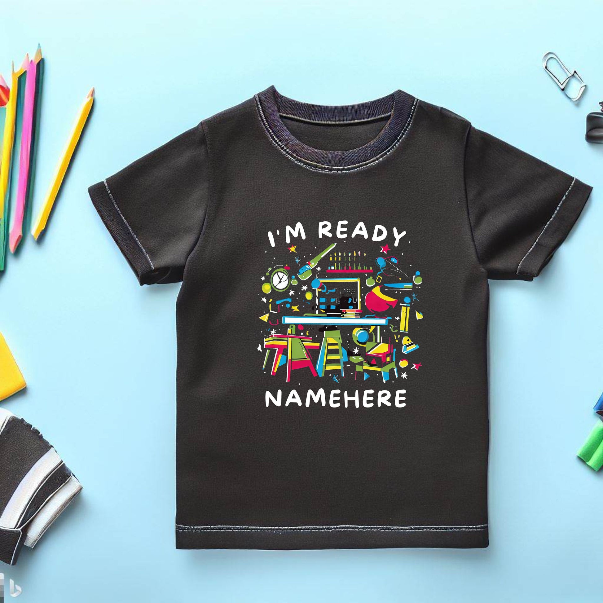 Custom Back to School Shirt, Personalized Tshirt for Kids, Gift for First Day of School, T-shirt for Child, Cute Customized Kids Shirt Gift
