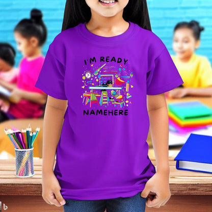 Custom Back to School Shirt, Personalized Tshirt for Kids, Gift for First Day of School, T-shirt for Child, Cute Customized Kids Shirt Gift