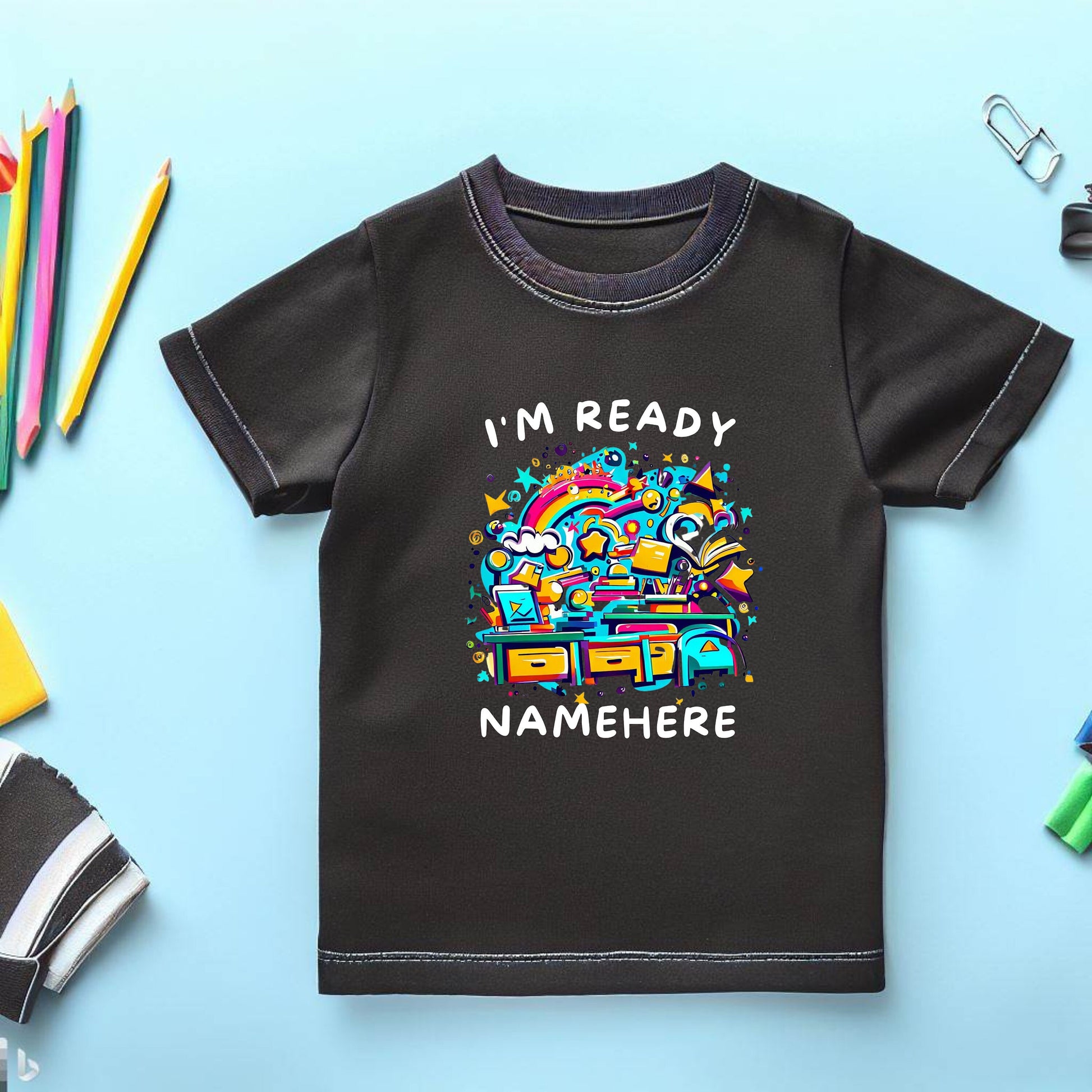 Custom Back to School Shirt, Personalized Tshirt for Kids, Gift for First Day of School, T-shirt for Child, Cute Customized Kids Shirt Gift