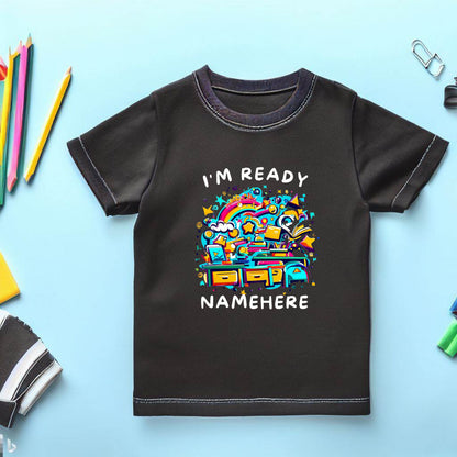 Custom Back to School Shirt, Personalized Tshirt for Kids, Gift for First Day of School, T-shirt for Child, Cute Customized Kids Shirt Gift