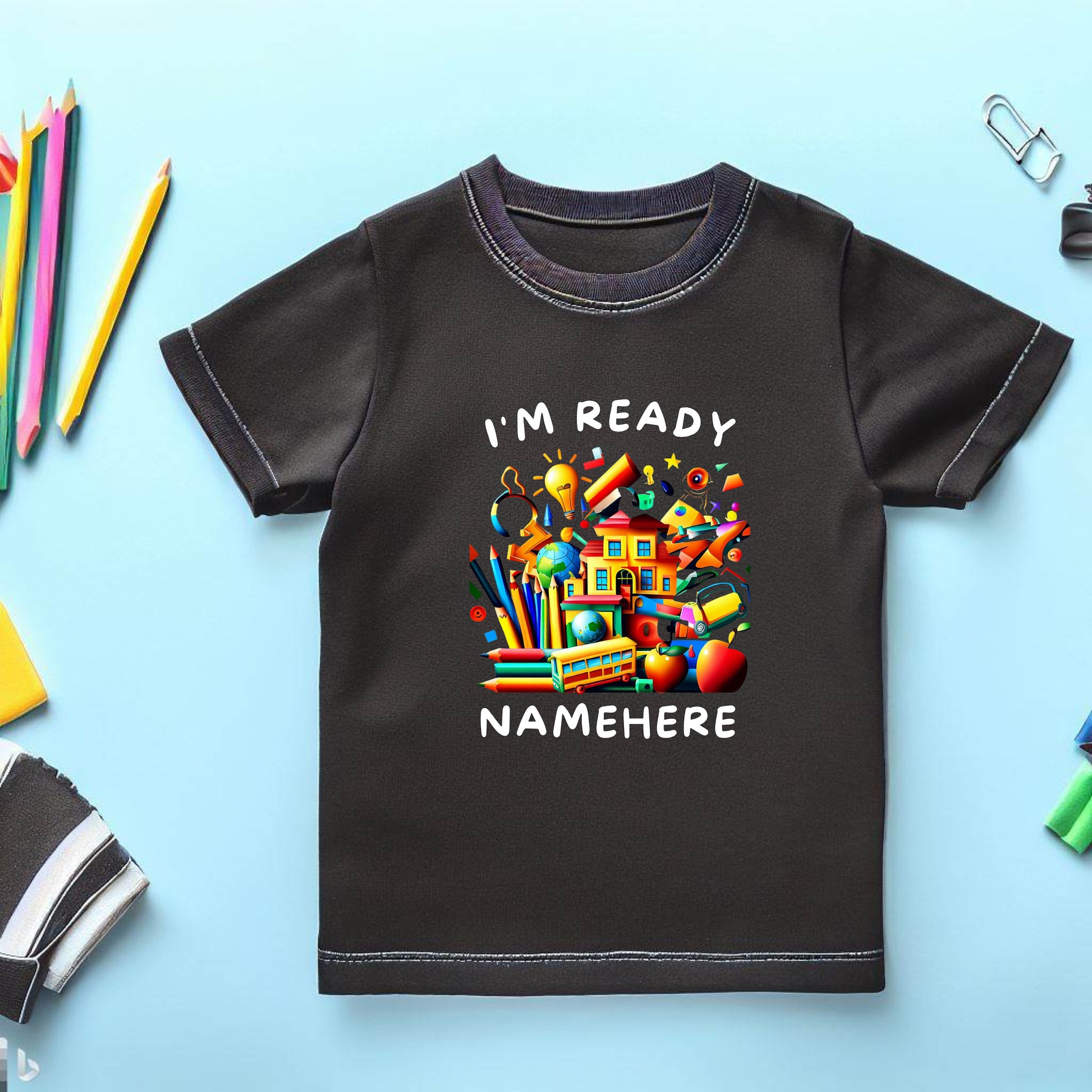 Custom Back to School Shirt, Personalized Tshirt for Kids, Gift for First Day of School, T-shirt for Child, Cute Customized Kids Shirt Gift