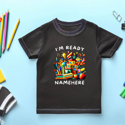 Custom Back to School Shirt, Personalized Tshirt for Kids, Gift for First Day of School, T-shirt for Child, Cute Customized Kids Shirt Gift