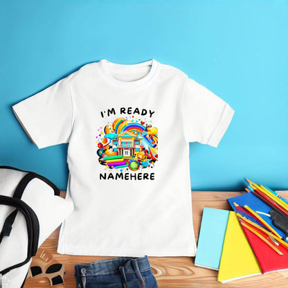 Custom Back to School Shirt, Personalized Tshirt for Kids, Gift for First Day of School, T-shirt for Child, Cute Customized Kids Shirt Gift