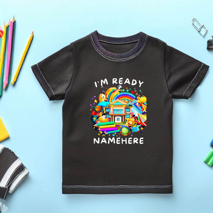 Custom Back to School Shirt, Personalized Tshirt for Kids, Gift for First Day of School, T-shirt for Child, Cute Customized Kids Shirt Gift