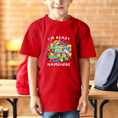 Custom Back to School Shirt, Personalized Tshirt for Kids, Gift for First Day of School, T-shirt for Child, Cute Customized Kids Shirt Gift