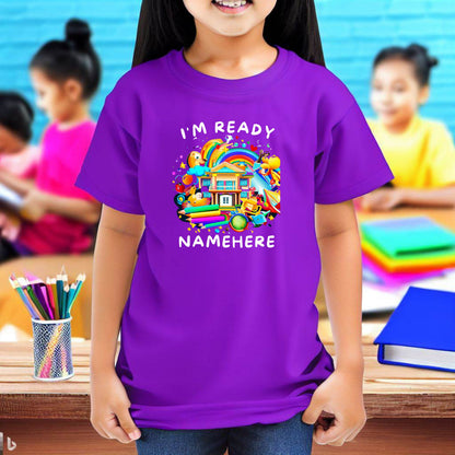 Custom Back to School Shirt, Personalized Tshirt for Kids, Gift for First Day of School, T-shirt for Child, Cute Customized Kids Shirt Gift