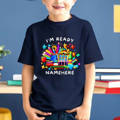 Custom Back to School Shirt, Personalized Tshirt for Kids, Gift for First Day of School, T-shirt for Child, Cute Customized Kids Shirt Gift