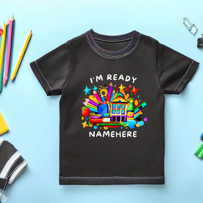 Custom Back to School Shirt, Personalized Tshirt for Kids, Gift for First Day of School, T-shirt for Child, Cute Customized Kids Shirt Gift