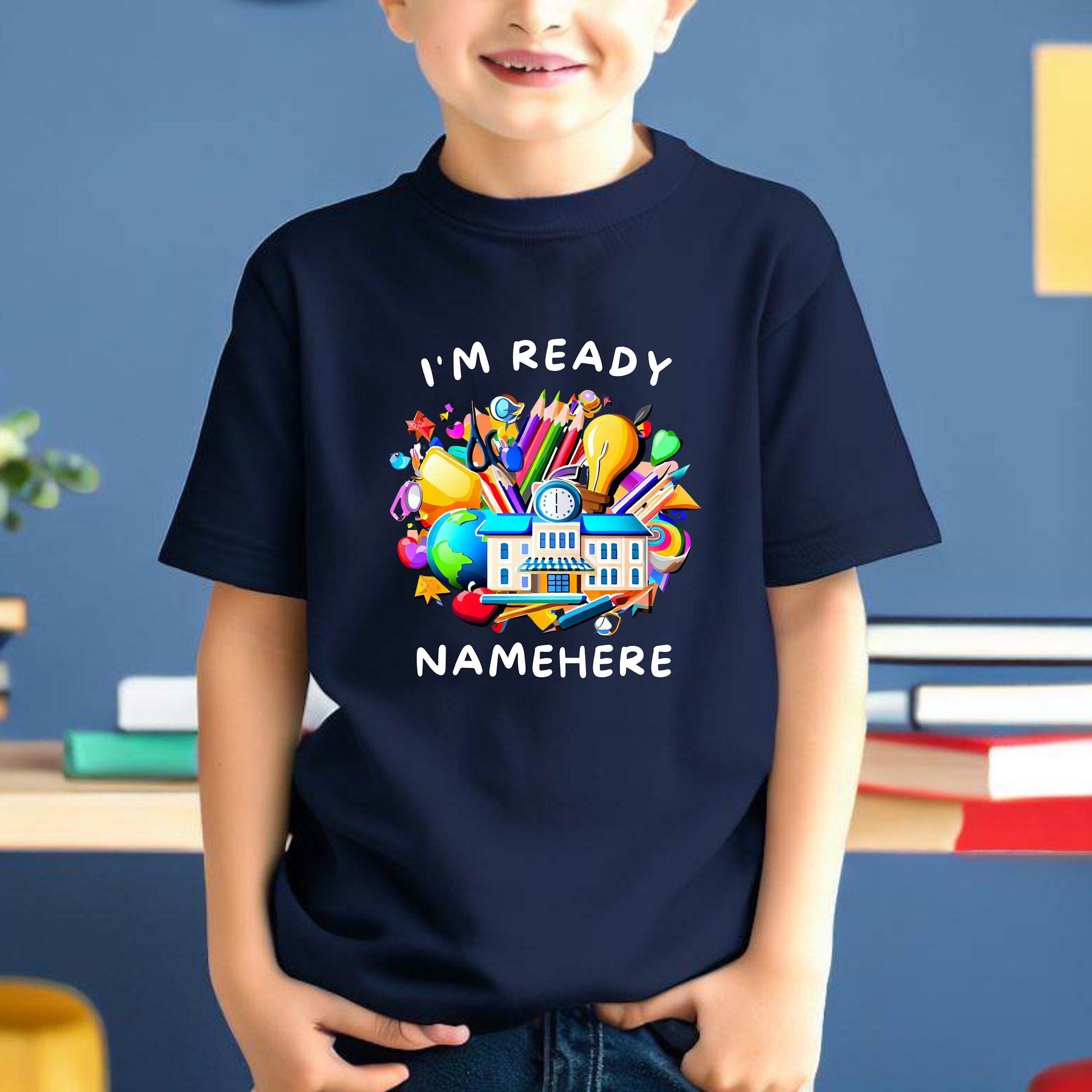 Custom Back to School Shirt, Personalized Tshirt for Kids, Gift for First Day of School, T-shirt for Child, Cute Customized Kids Shirt Gift