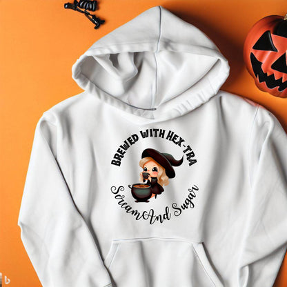 Cute Witch Halloween Sweatshirt, Witchy Hoodie for Halloween, Spooky Season Sweater, Halloween Gift Idea, Halloween Lover Shirt, Fall Hoodie