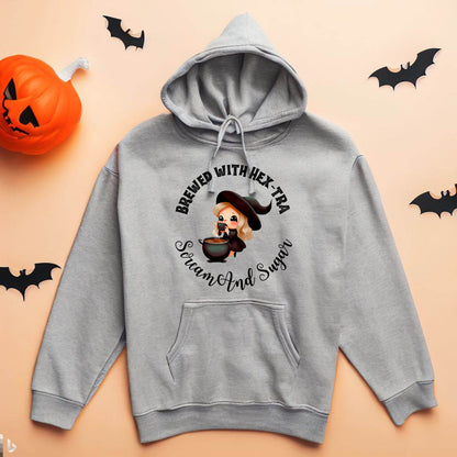 Cute Witch Halloween Sweatshirt, Witchy Hoodie for Halloween, Spooky Season Sweater, Halloween Gift Idea, Halloween Lover Shirt, Fall Hoodie