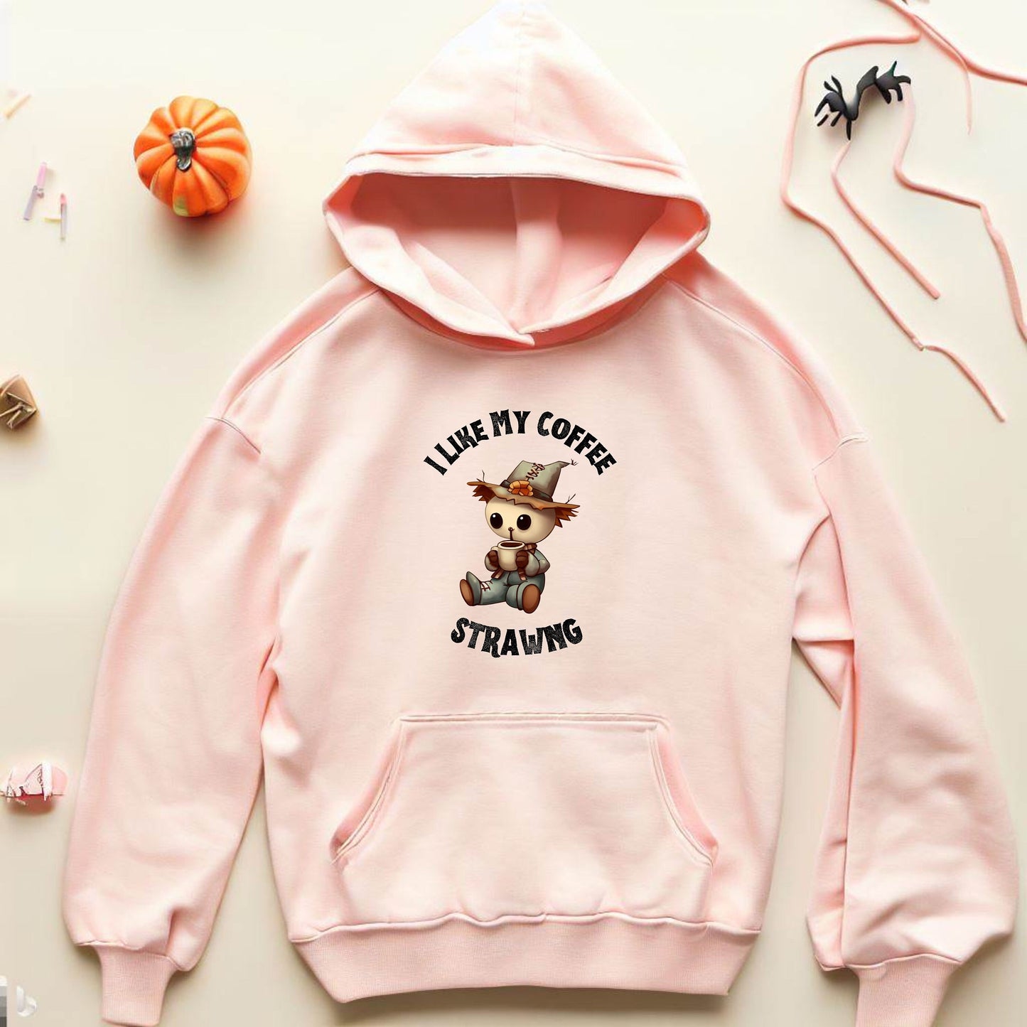 Cute Scarecrow Halloween Sweatshirt, Scarecrow Hoodie for Halloween, Spooky Season Sweater, Halloween Gift Ideas, Halloween Lover Shirt