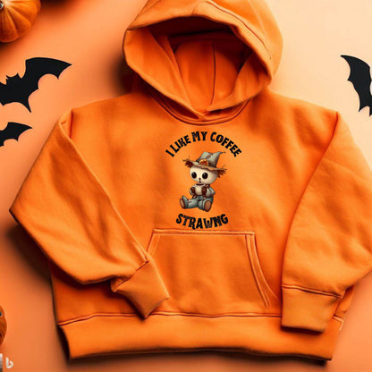 Cute Scarecrow Halloween Sweatshirt, Scarecrow Hoodie for Halloween, Spooky Season Sweater, Halloween Gift Ideas, Halloween Lover Shirt
