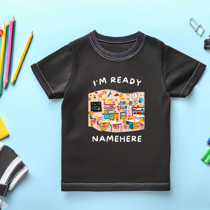 Custom Back to School Shirt, Personalized Tshirt for Kids, Gift for First Day of School, T-shirt for Child, Cute Customized Kids Shirt Gift