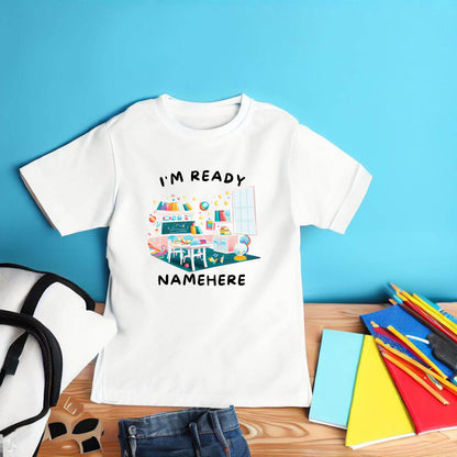 Custom Back to School Shirt, Personalized Tshirt for Kids, Gift for First Day of School, T-shirt for Child, Cute Customized Kids Shirt Gift
