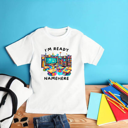 Custom Back to School Shirt, Personalized Tshirt for Kids, Gift for First Day of School, T-shirt for Child, Cute Customized Kids Shirt Gift