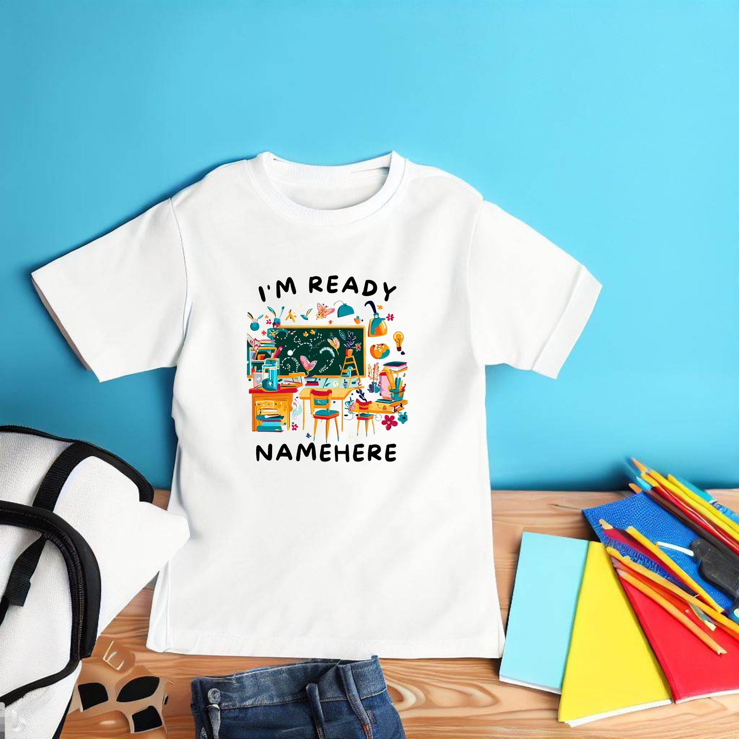 Custom Back to School Shirt, Personalized Tshirt for Kids, Gift for First Day of School, T-shirt for Child, Cute Customized Kids Shirt Gift
