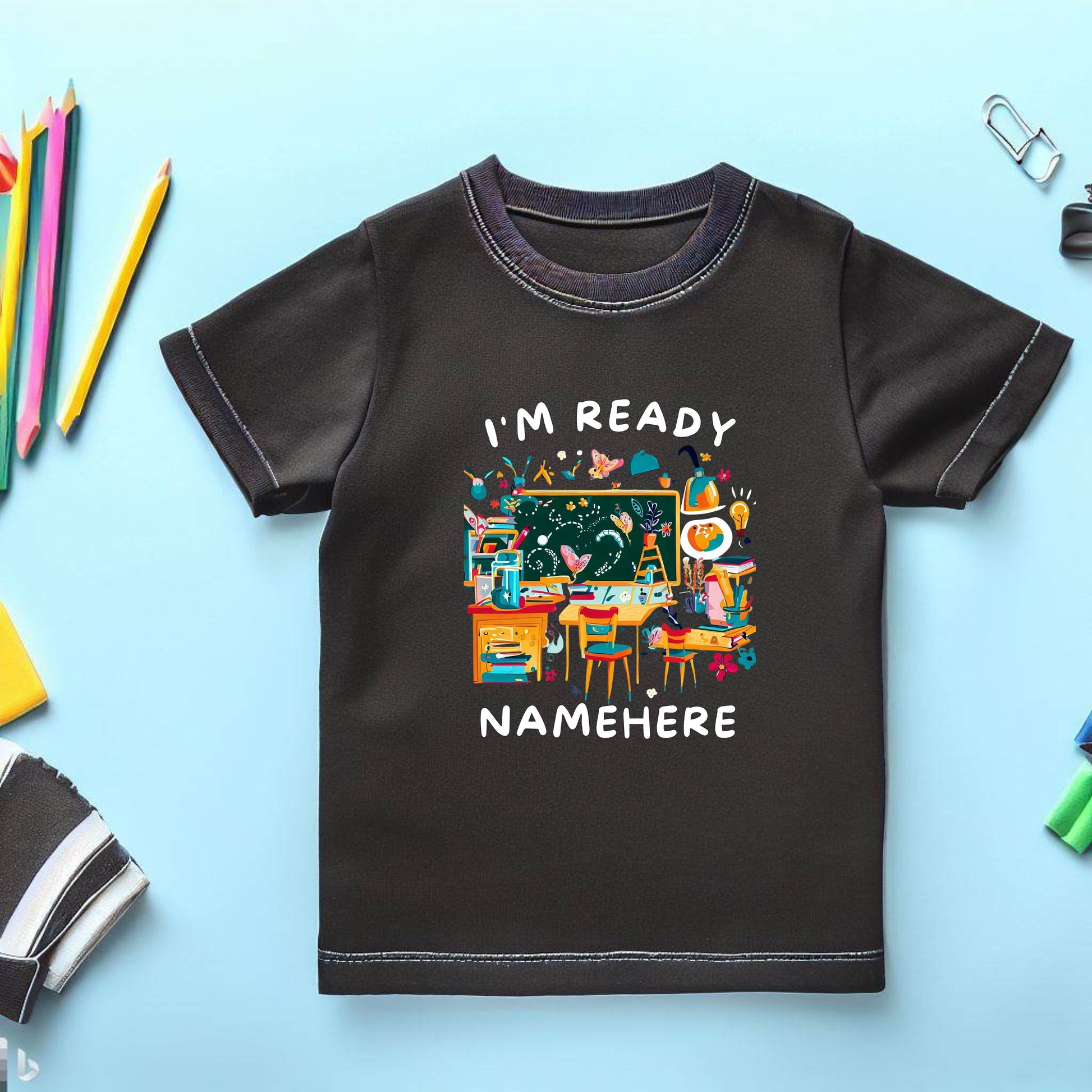 Custom Back to School Shirt, Personalized Tshirt for Kids, Gift for First Day of School, T-shirt for Child, Cute Customized Kids Shirt Gift