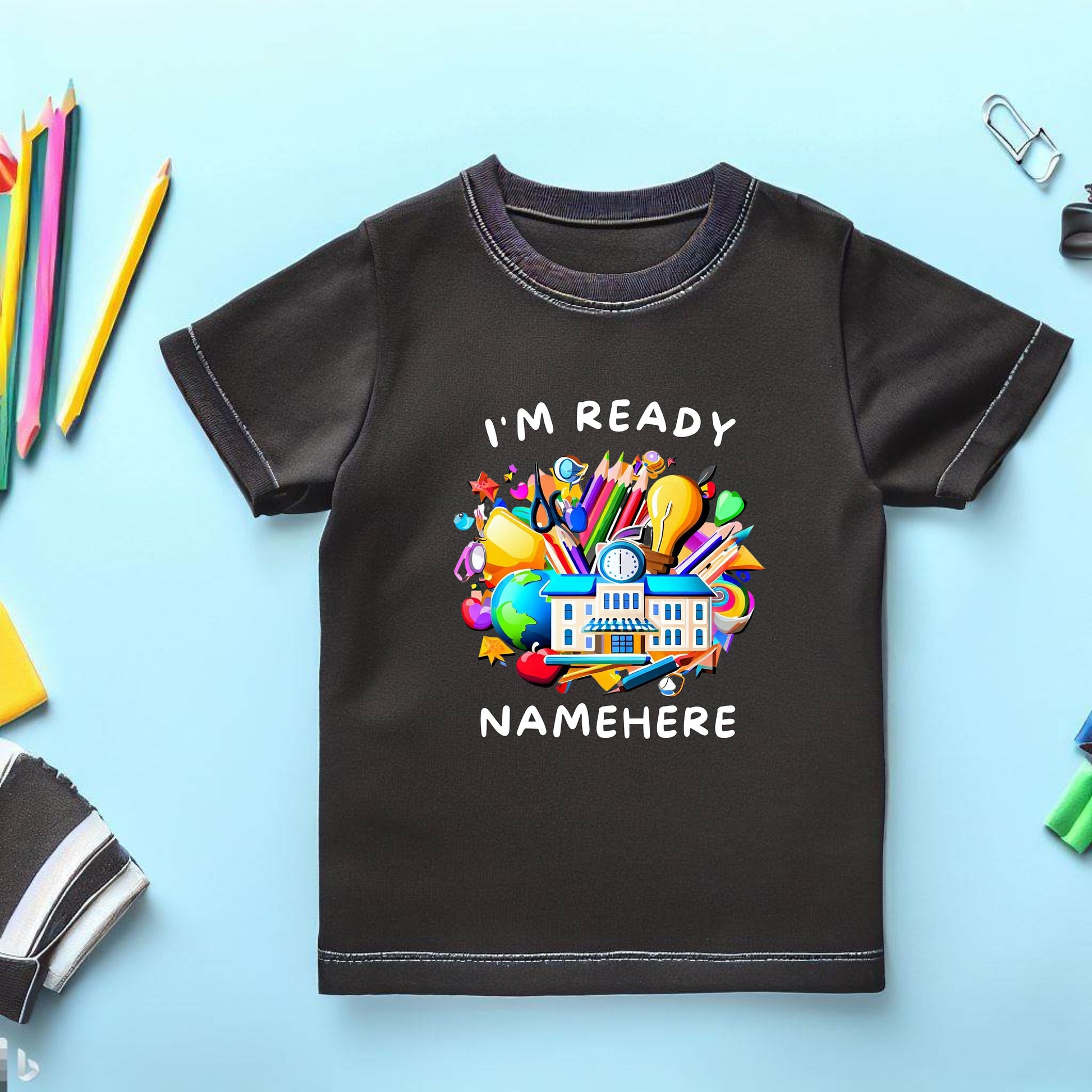 Custom Back to School Shirt, Personalized Tshirt for Kids, Gift for First Day of School, T-shirt for Child, Cute Customized Kids Shirt Gift
