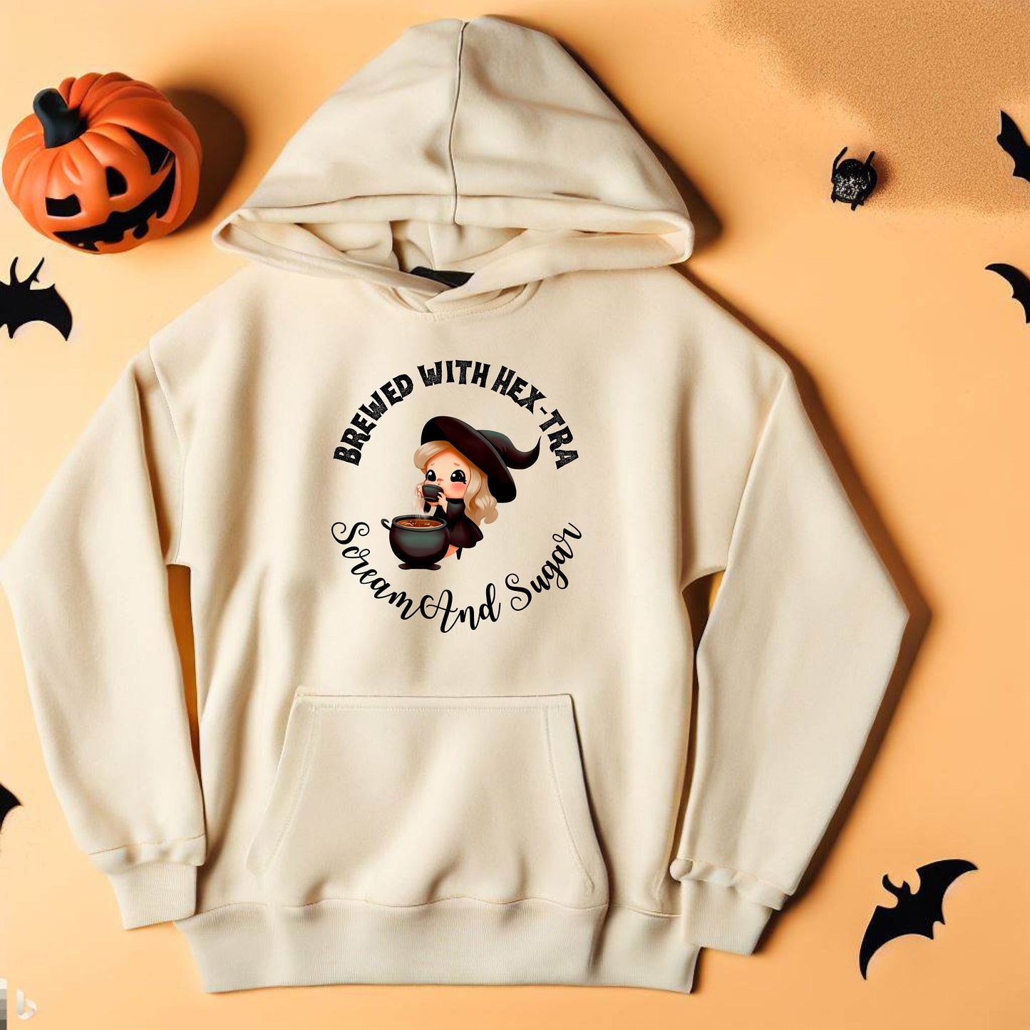 Cute Witch Halloween Sweatshirt, Witchy Hoodie for Halloween, Spooky Season Sweater, Halloween Gift Idea, Halloween Lover Shirt, Fall Hoodie