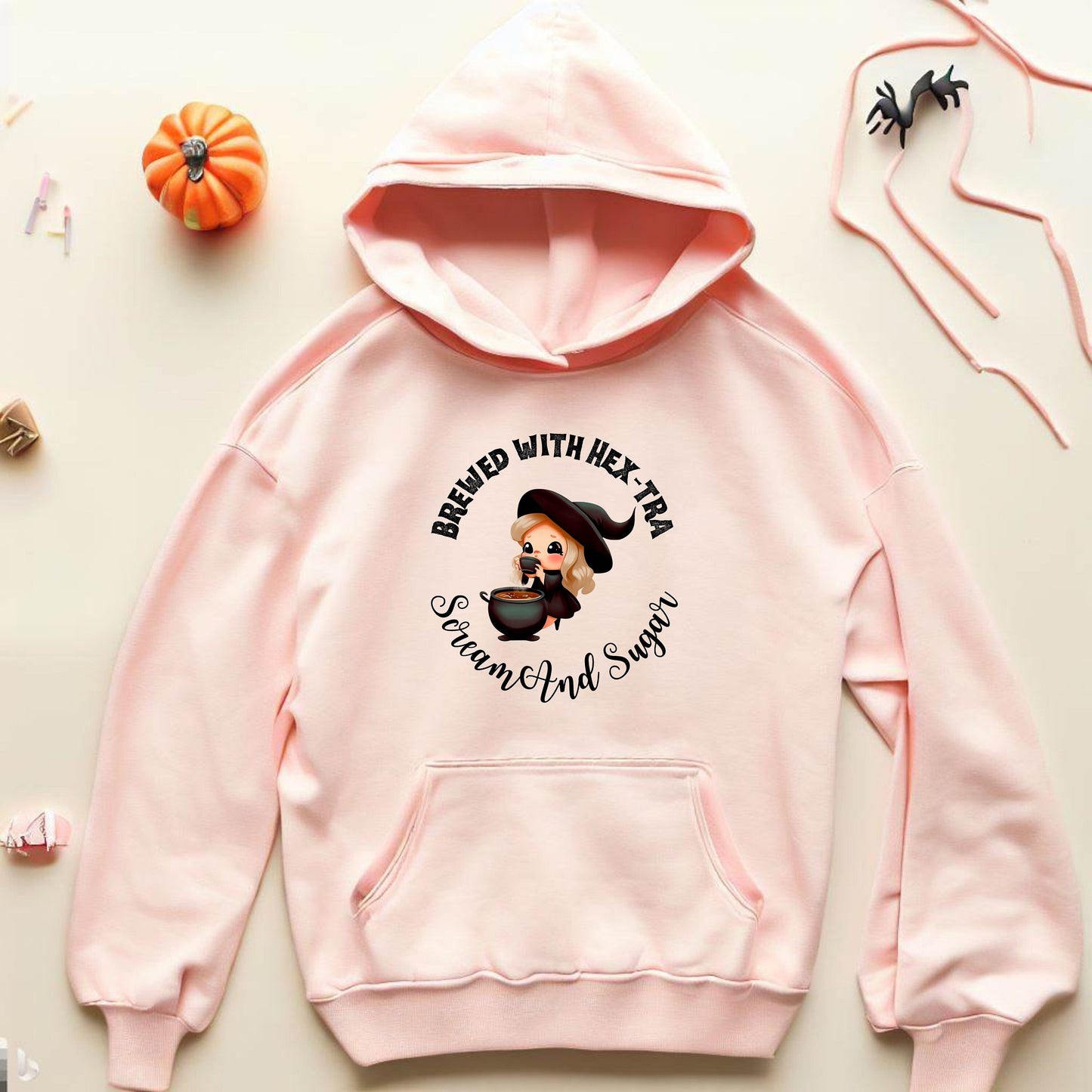 Cute Witch Halloween Sweatshirt, Witchy Hoodie for Halloween, Spooky Season Sweater, Halloween Gift Idea, Halloween Lover Shirt, Fall Hoodie