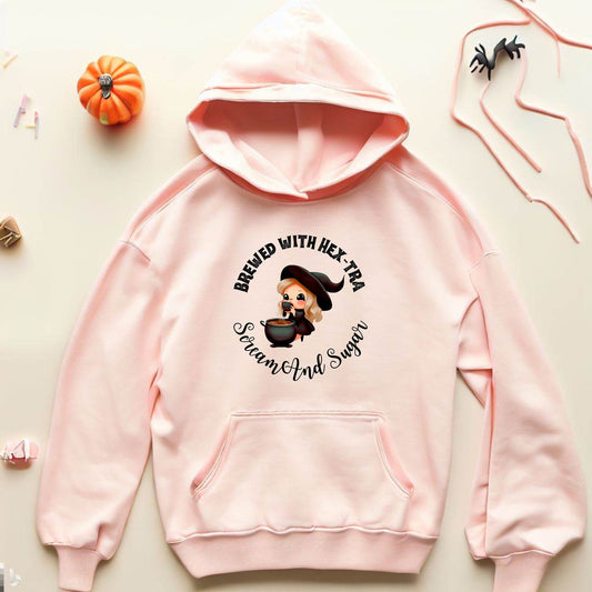 Cute Witch Halloween Sweatshirt, Witchy Hoodie for Halloween, Spooky Season Sweater, Halloween Gift Idea, Halloween Lover Shirt, Fall Hoodie