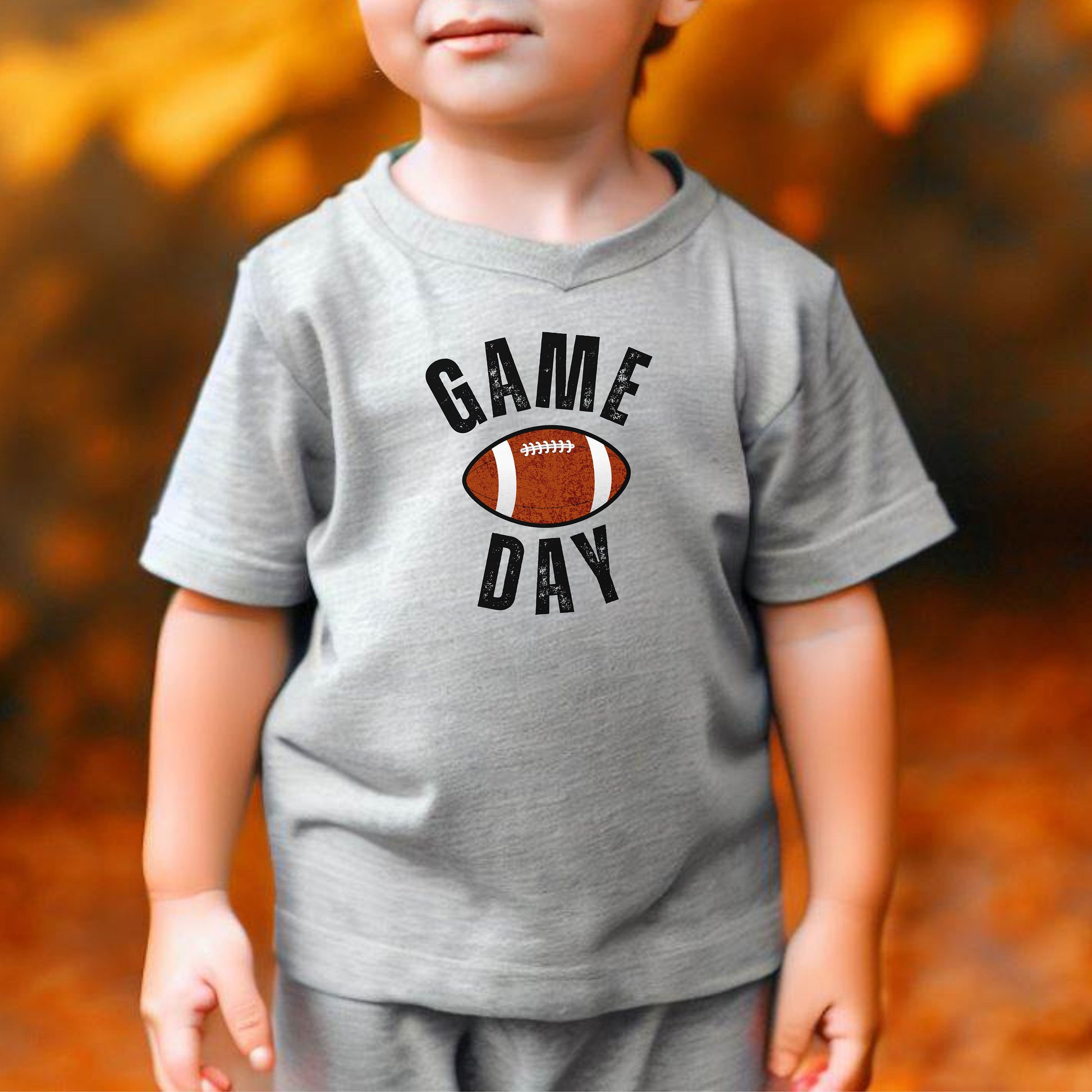 Cute Toddler Football Shirt, Retro Football T-shirt for Kid, Youth Football Tshirt, Distressed Fall Sports Tee, Game Day, Football Lover