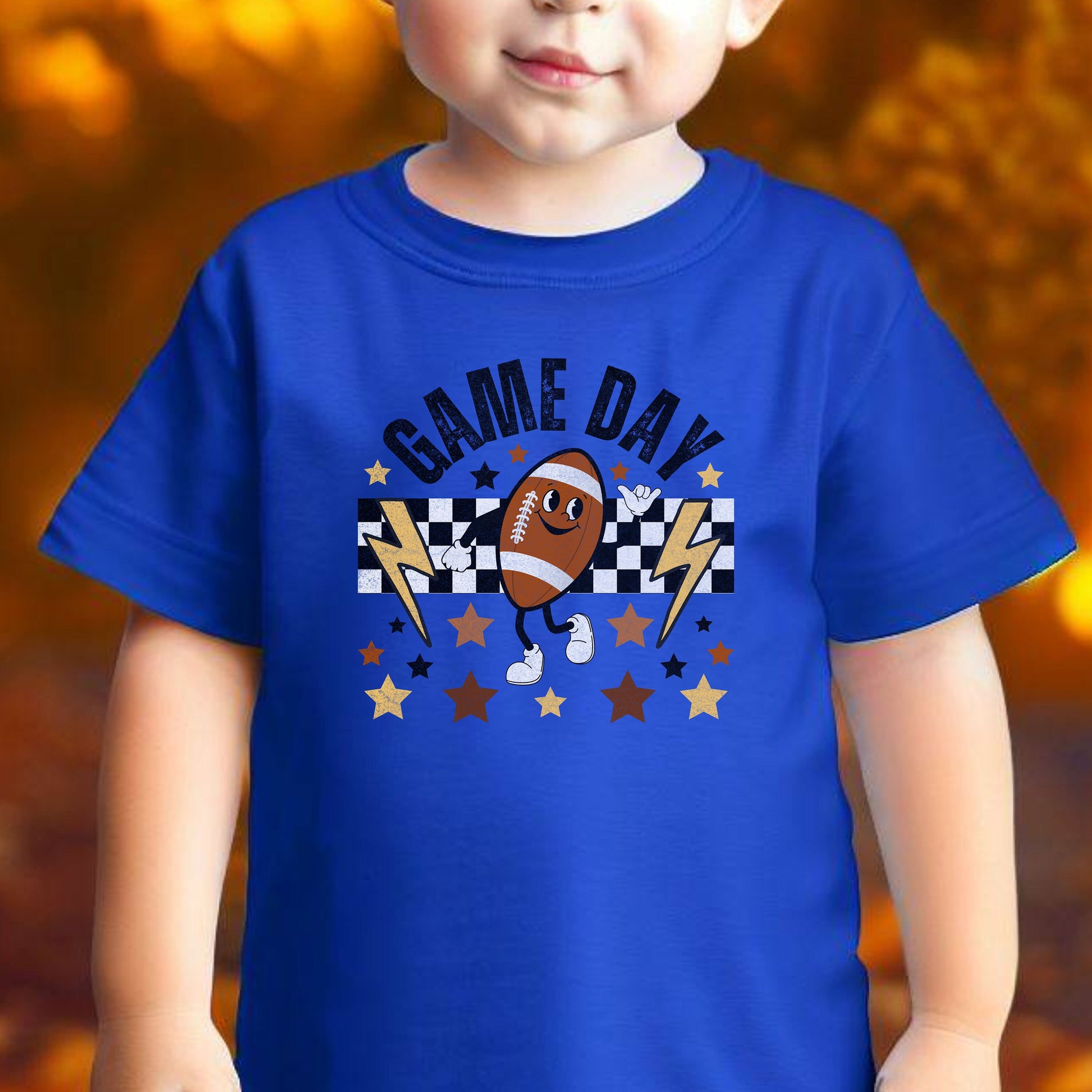 Cute Kids Football Shirt, Retro Football T-shirt for Kid, Youth Football Tshirt, Distressed Fall Sports Tee, Game Day, Football Lover Gift