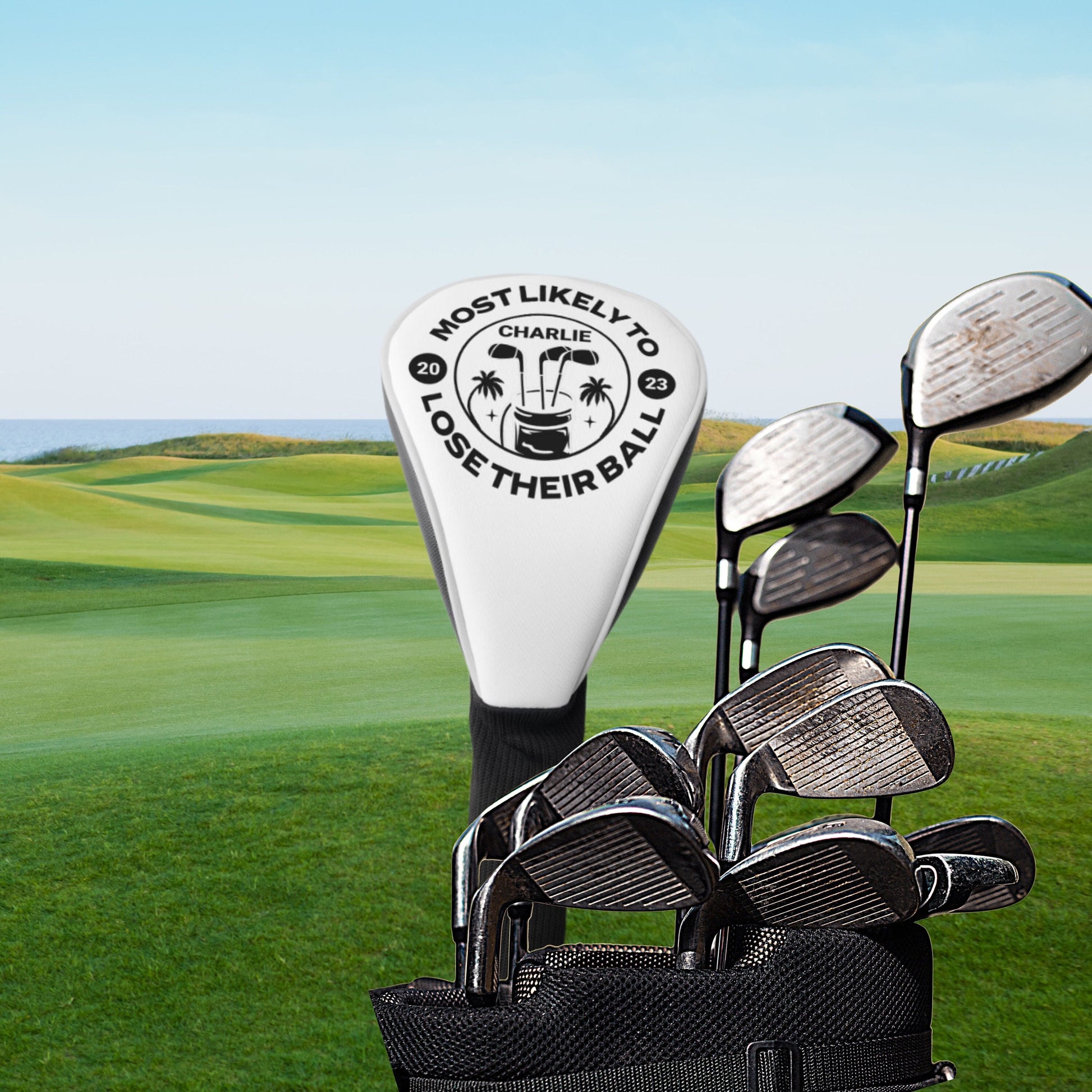 Custom Golf Club Cover, Personalized Club Cover, Customized Golf Club Head Cover, Groomsman Gift, Wedding Gift, Best Man Gift, Husband Gift