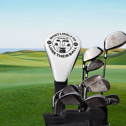 Custom Golf Club Cover, Personalized Club Cover, Customized Golf Club Head Cover, Groomsman Gift, Wedding Gift, Best Man Gift, Husband Gift
