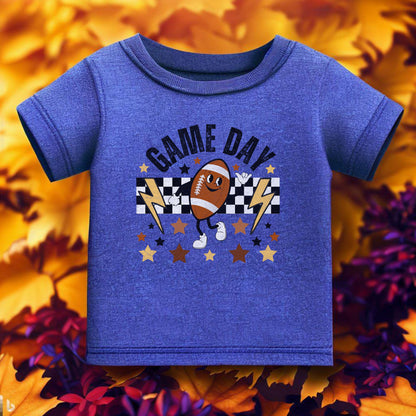 Cute Kids Football Shirt, Retro Football T-shirt for Kid, Youth Football Tshirt, Distressed Fall Sports Tee, Game Day, Football Lover Gift