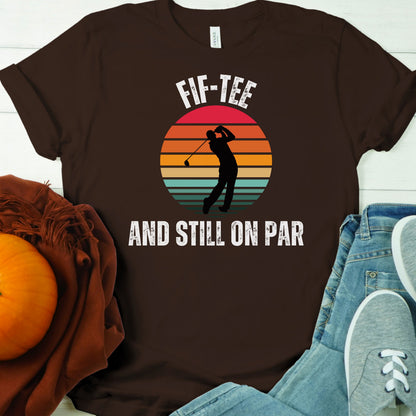 Custom Birthday Golf Shirt, Personalized Bday T-shirt, 50 Year Old Gift, Gift for Golfer, Golf Lover Gift, Custom B-Day Gift, Customized Tee