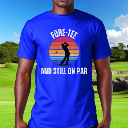 Custom Birthday Golf Shirt, Personalized Bday T-shirt, 40 Year Old Gift, Gift for Golfer, Golf Lover Gift, Custom B-Day Gift, Customized Tee