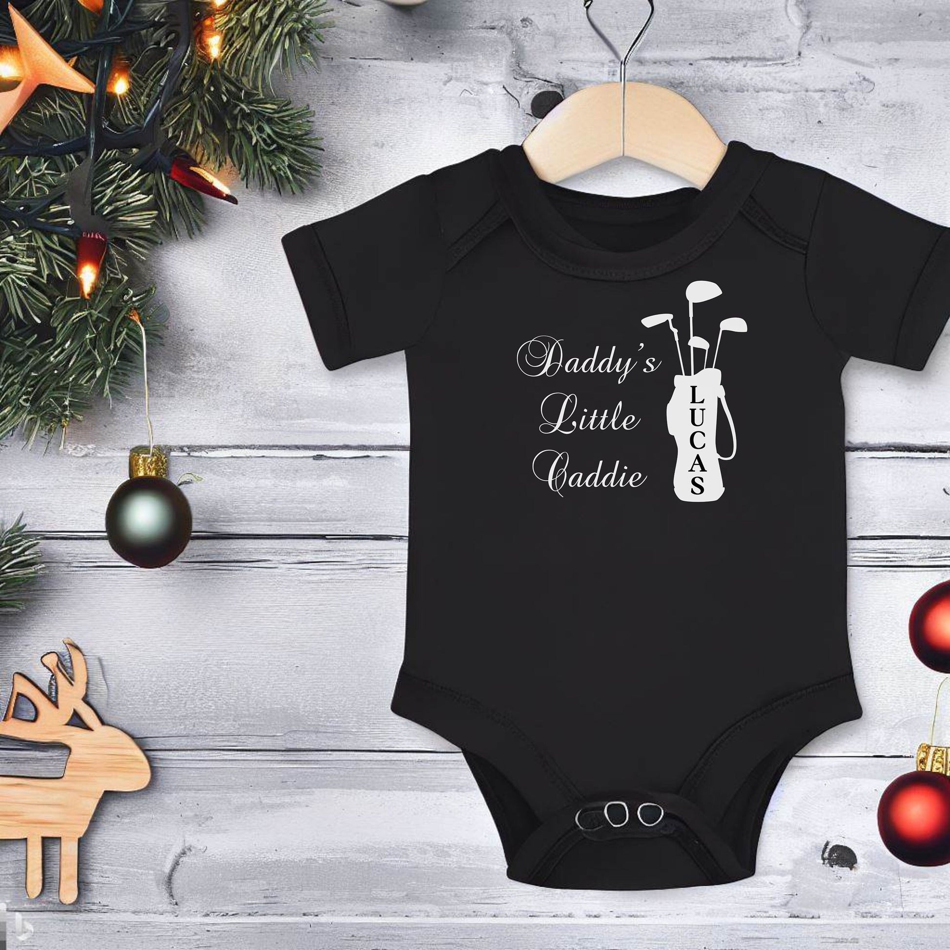 Custom Golf Baby Shirt, Cute Golfer Baby Bodysuit, Perfect Gift for Golf Lover, Golfing Mom or Dad Gift, Perfect Gift for Golf Parents