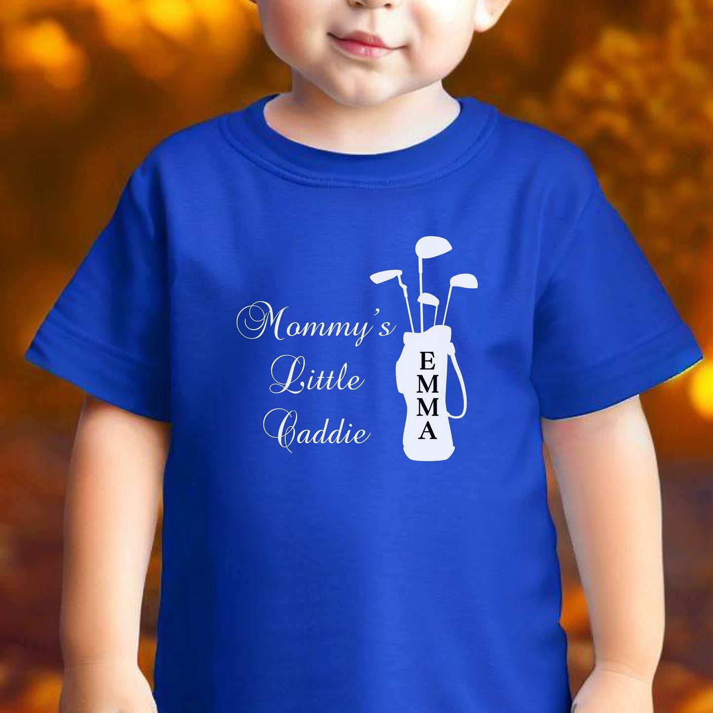 Custom Toddler Golf Shirt, Mommy's Little Caddie Tshirt, Cute T-Shirt for Golf Mom, Gift for Golfer, Gift for Golf Lover, Infant Golf Tee