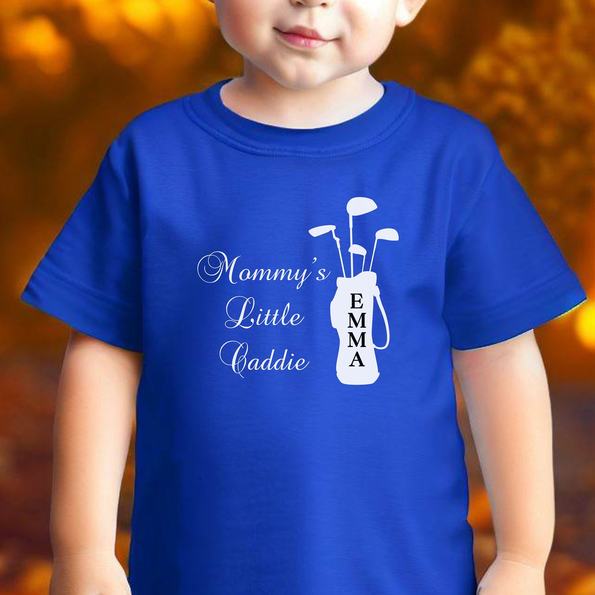 Custom Toddler Golf Shirt, Mommy's Little Caddie Tshirt, Cute T-Shirt for Golf Mom, Gift for Golfer, Gift for Golf Lover, Infant Golf Tee