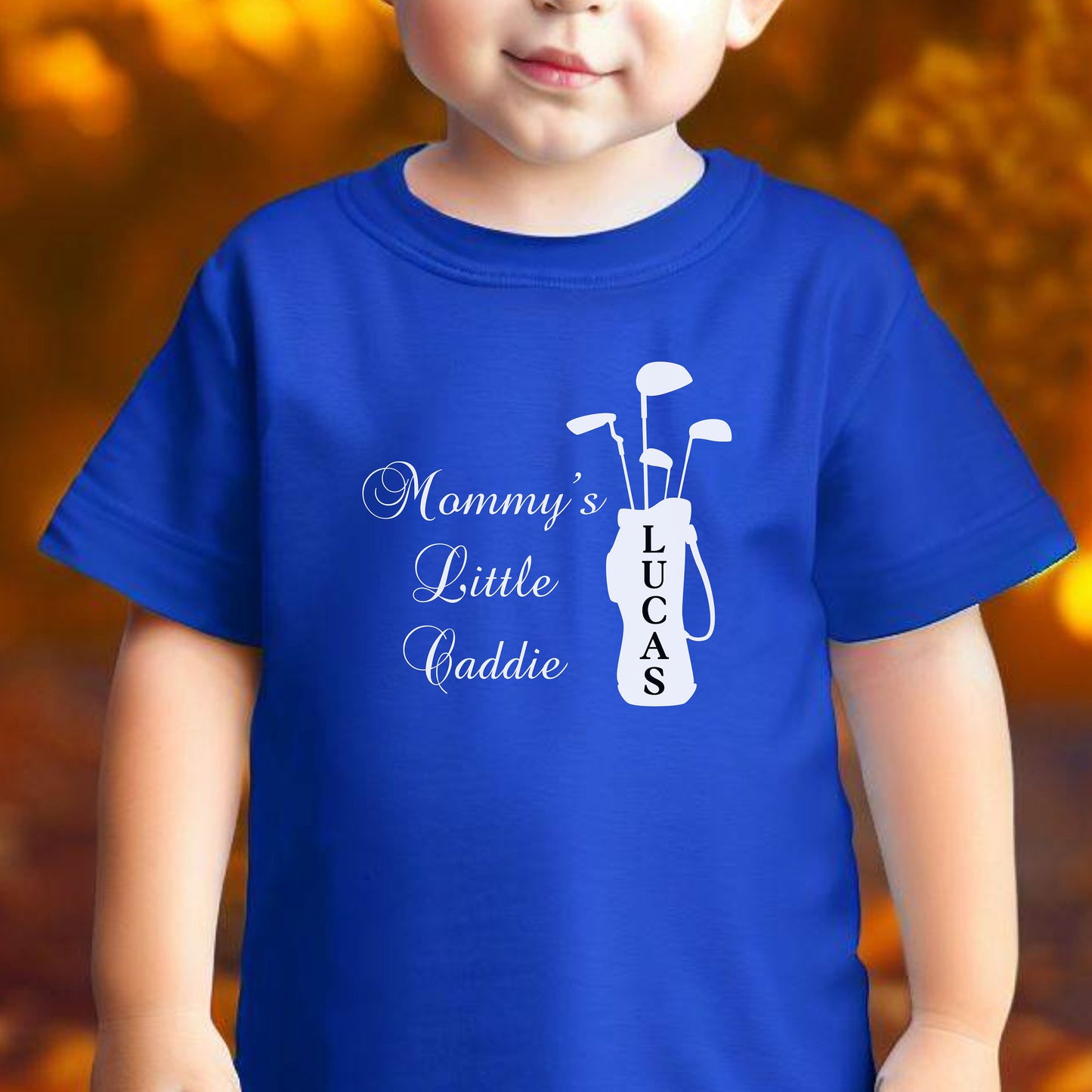 Custom Toddler Golf Shirt, Mommy's Little Caddie Tshirt, Cute T-Shirt for Golf Mom, Gift for Golfer, Gift for Golf Lover, Infant Golf Tee