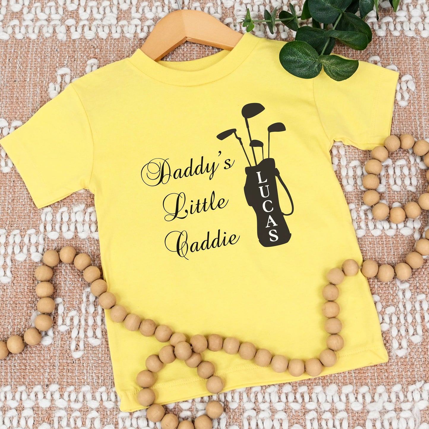 Cute Toddler Golf Shirt, Daddy's Little Caddie Tshirt, Cute T-Shirt for Golf Dad, Gift for Golfer, Gift for Golf Lover, Infant Golf Tee