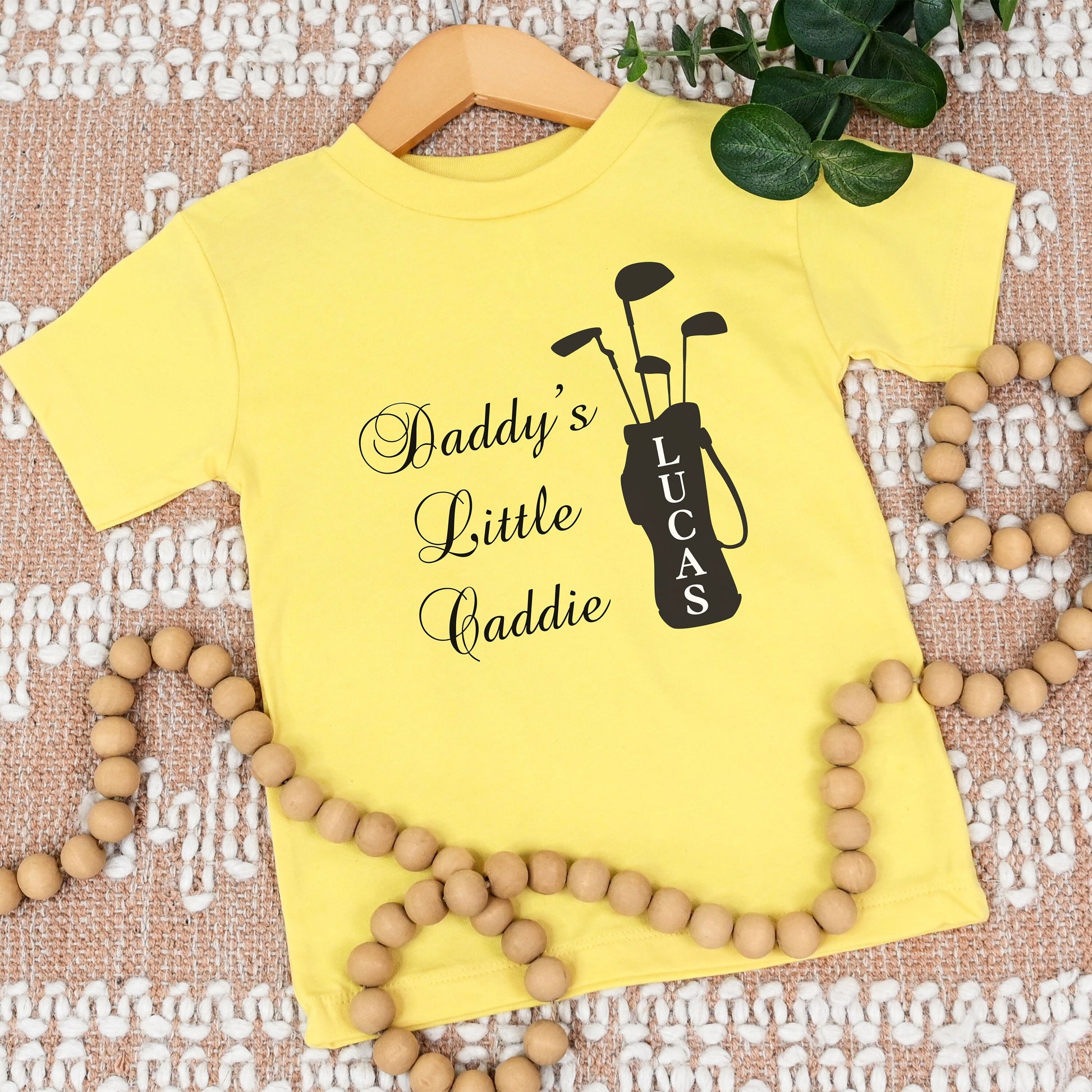 Cute Toddler Golf Shirt, Daddy's Little Caddie Tshirt, Cute T-Shirt for Golf Dad, Gift for Golfer, Gift for Golf Lover, Infant Golf Tee