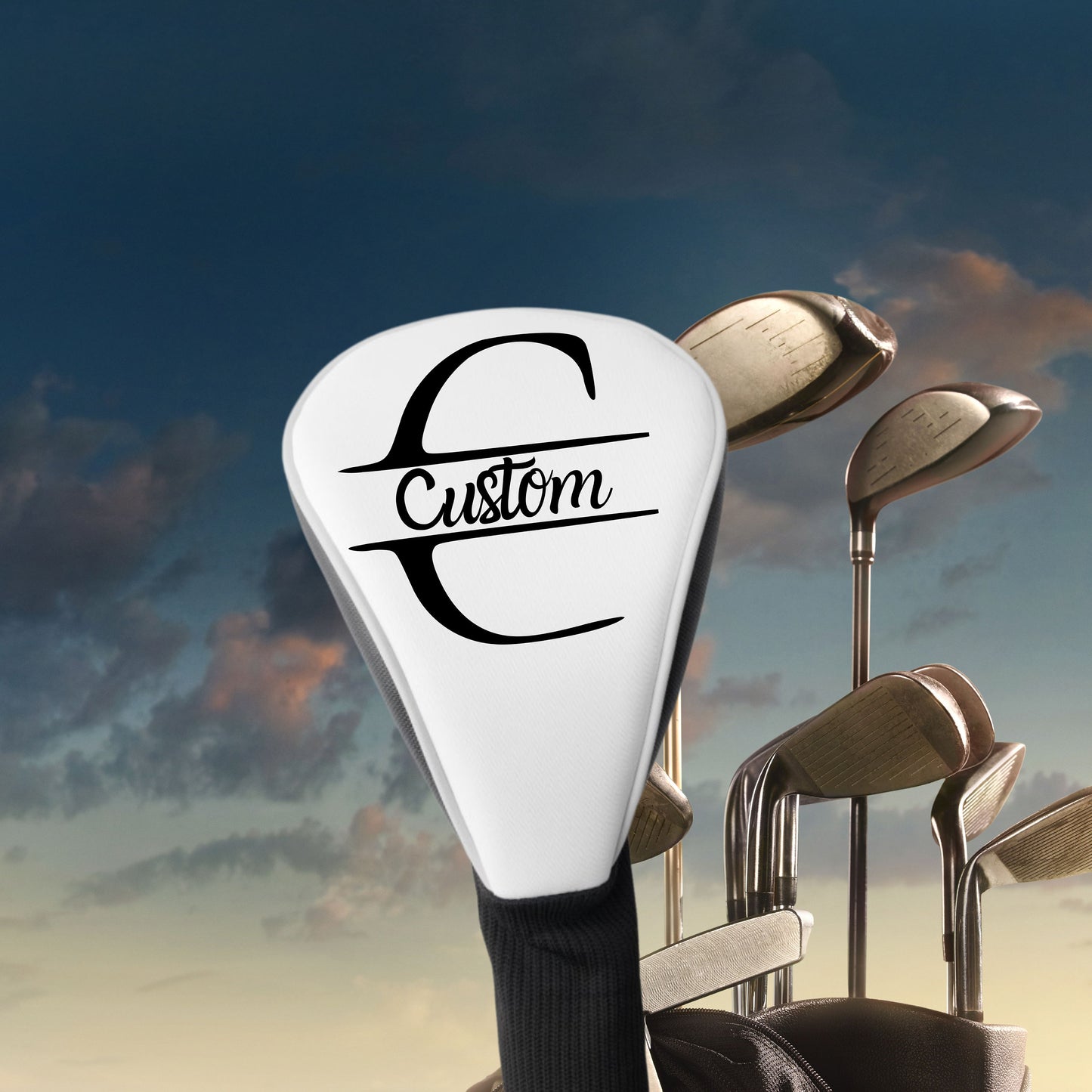 Custom Golf Club Cover, Personalized Club Cover, Customized Golf Club Head Cover, Groomsman Gift, Wedding Gift, Best Man Gift, Husband Gift