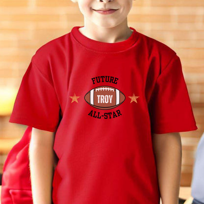 Custom Toddler Football Shirt, Cute Personalized Football T-Shirt, Daddy's Little Quarterback Tshirt, Kids Football Tee, Football Lover Gift