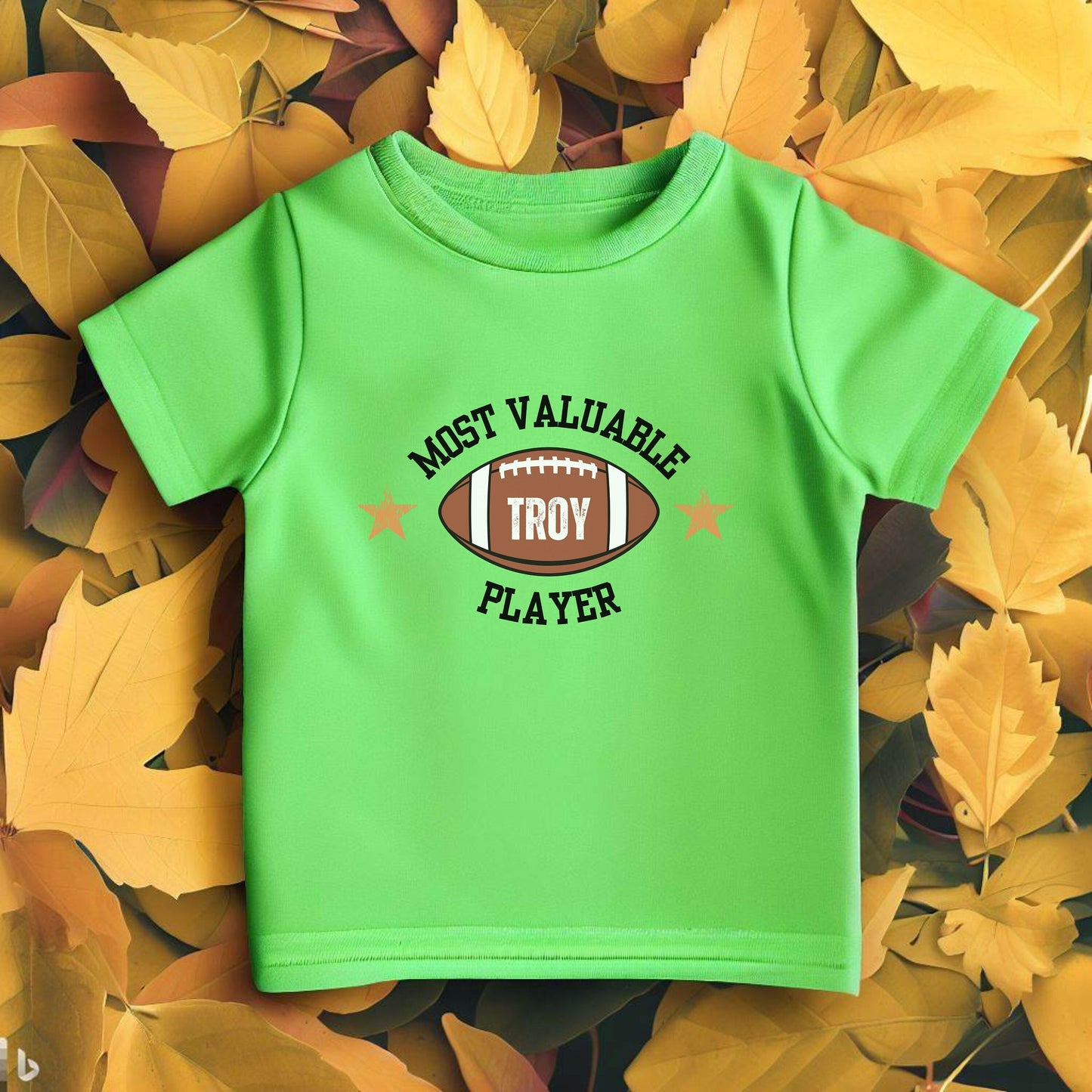 Custom Toddler Football Shirt, Cute Personalized Football T-Shirt, Daddy's Little Quarterback Tshirt, Kids Football Tee, Football Lover Gift
