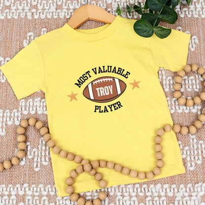Custom Toddler Football Shirt, Cute Personalized Football T-Shirt, Daddy's Little Quarterback Tshirt, Kids Football Tee, Football Lover Gift