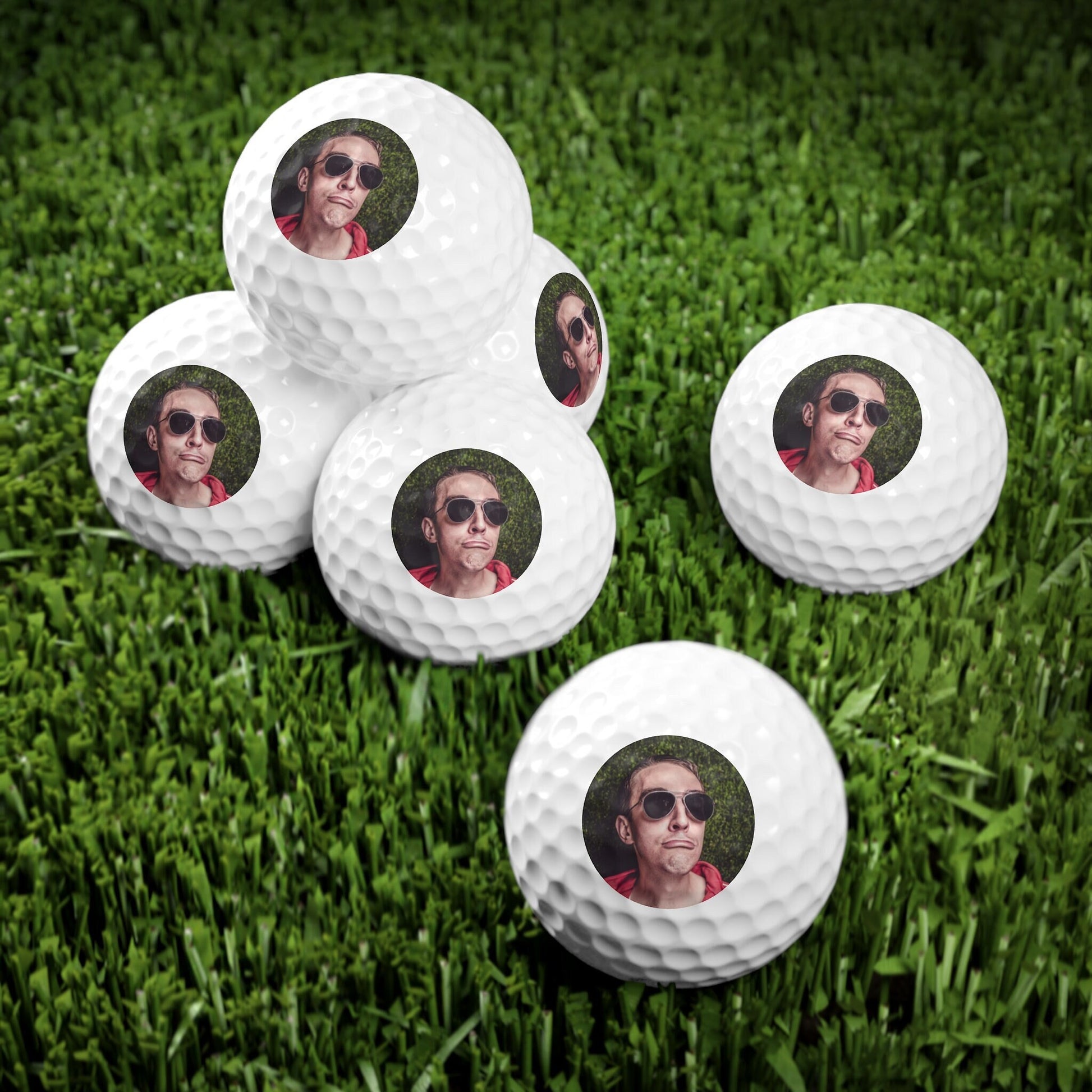 Custom Golf Balls, Set of 6, Personalized Golf Ball Gift, Customized Golf Gifts for Husband, Groomsman Gift Ideas, Bachelor Party Gift Ideas