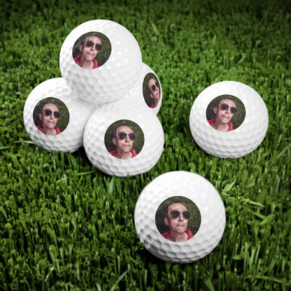 Custom Golf Balls, Set of 6, Personalized Golf Ball Gift, Customized Golf Gifts for Husband, Groomsman Gift Ideas, Bachelor Party Gift Ideas