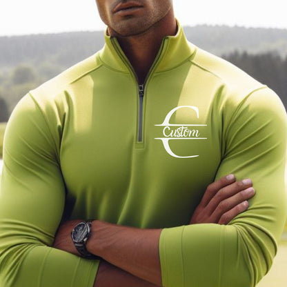 Personalized Lightweight Golf Sweatshirt, Quarter Zip Pullover Sweater, Custom Golf Gift, Gift for Golfer, Gift for Husband, Boyfriend Gift