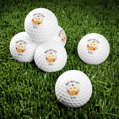Funny Golfer Gift, Set of 6, Breakfast Ball Golf Ball, Funny Gift for Dad, Perfect Gift for Husband, Golf Lover Gift, Bachelor Party Gift