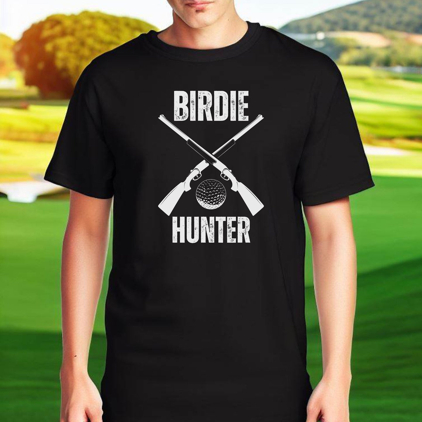Funny Golf Shirt Gift, Tshirt for Golfer, Great Gift for Golf Lover, Xmas T-Shirt Gift for Husband, Birdie Hunter, Christmas Gift for Golfer