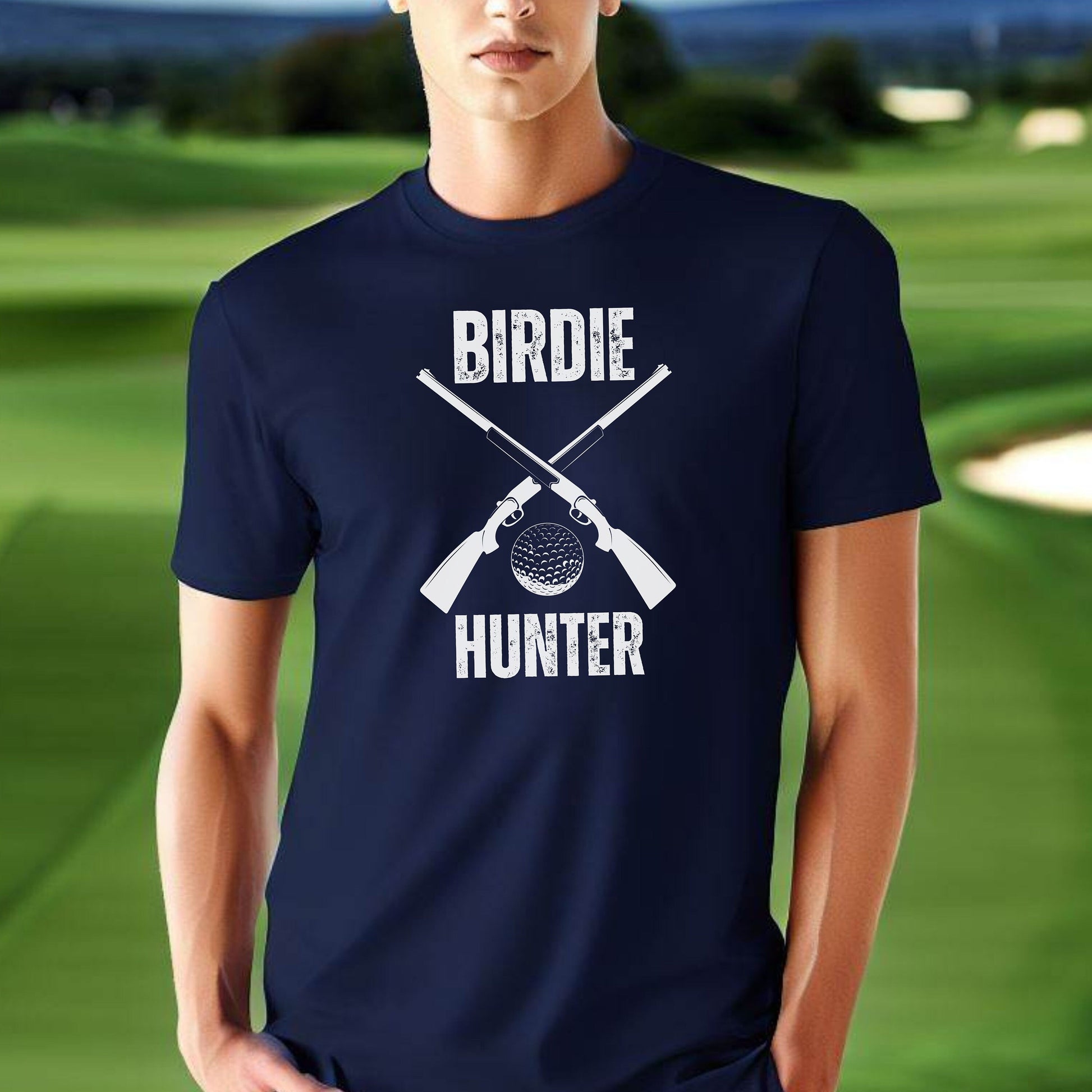 Funny Golf Shirt Gift, Tshirt for Golfer, Great Gift for Golf Lover, Xmas T-Shirt Gift for Husband, Birdie Hunter, Christmas Gift for Golfer